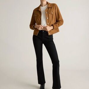 Quince Luna Midnight Black Wide Leg Jeans